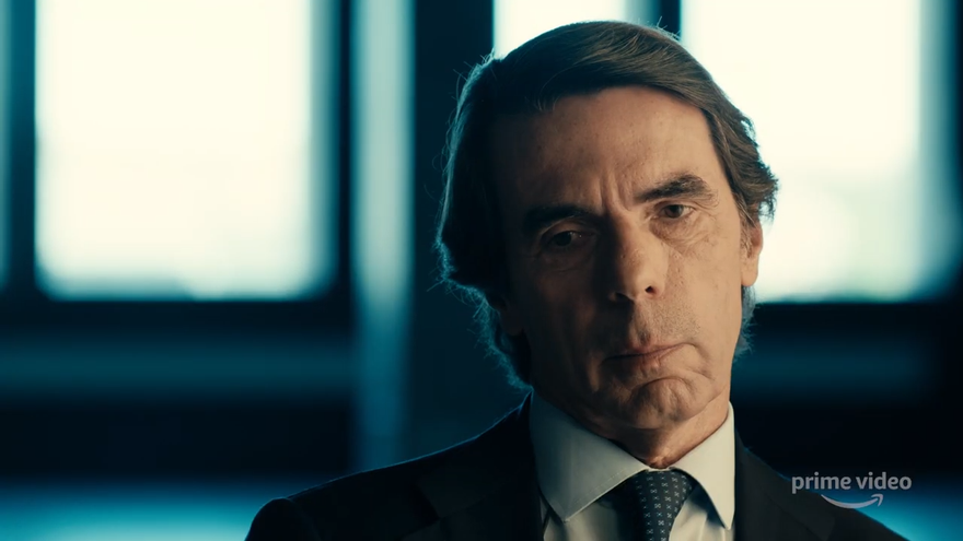 El expresidente del Gobierno, José María Aznar, en el documental 'El desafío: ETA'. Vertele